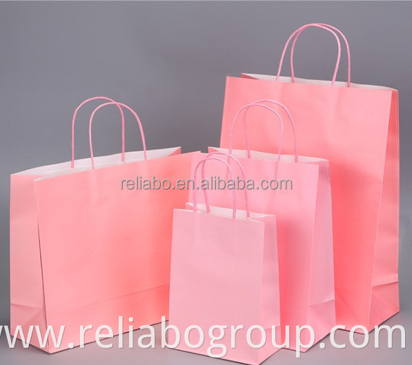 Full color Recyclable Kraft Paper Bags For Packaging